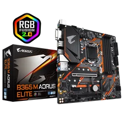 NEW Gigabyte B365M AORUS ELITE DDR4 LGA 1151 64GB USB2.0 USB3.1 B365 Desktop Motherboard