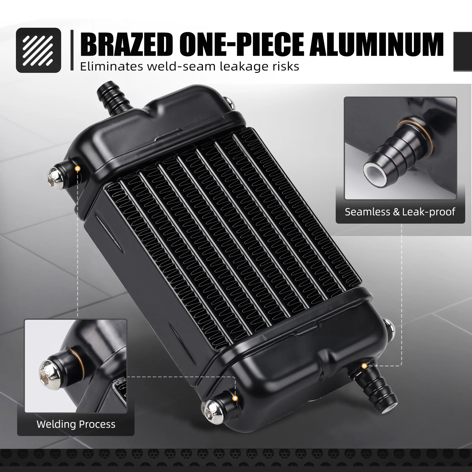 NICECNC XR 650L 650 L 93-25 Oil Cooler Motorcycle Accessories Black For Honda XR650L 1993-2025 2024 2023 2022 2021 2020 2019 - view 6