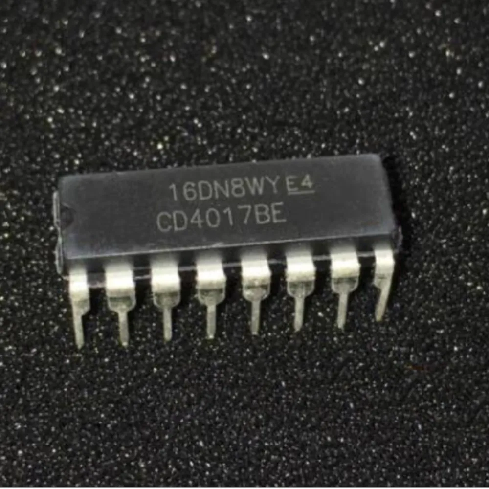 CD4017BE    CD4017    DIP16   (Product quantity 20 pcs)