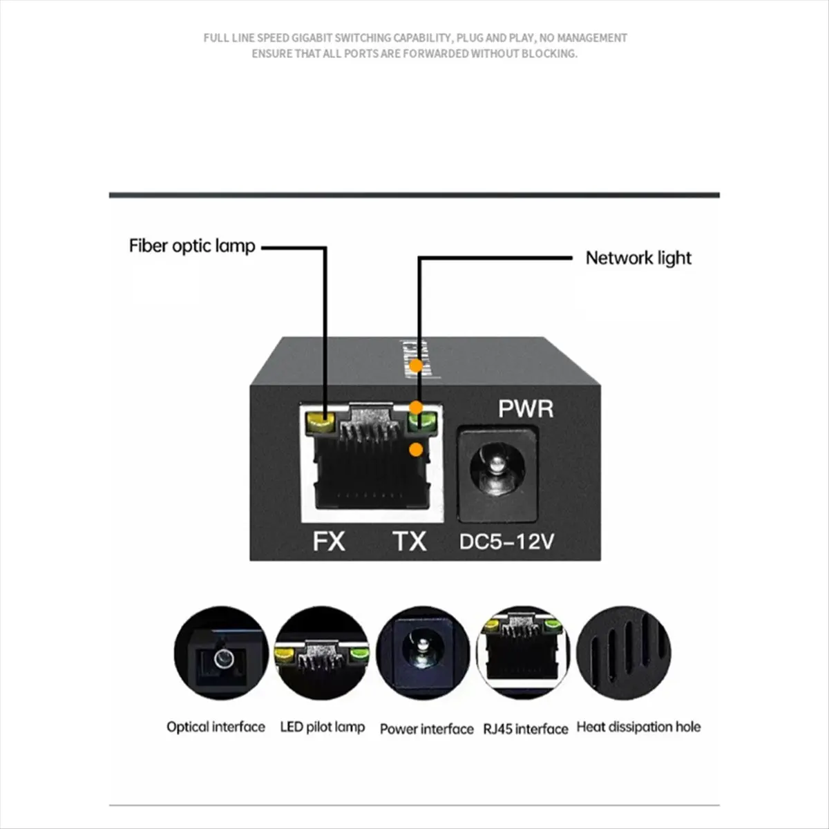 Mini fiber optical switch ,1000/100Mbp SFP converter,transceiver Y80A