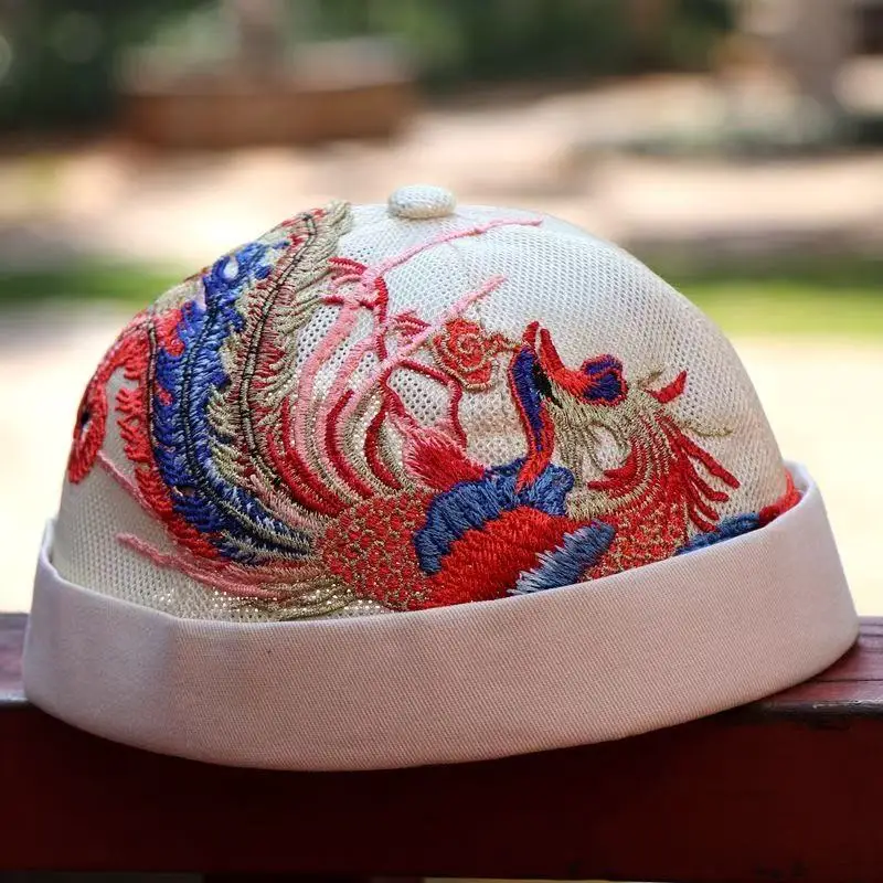 شحن مجاني قبعات إسلامية للنساء النمط الصيني الكروشيه اليابان قبعة كوفي حجاب إسلامي كوريا اليهودية 0976 #4