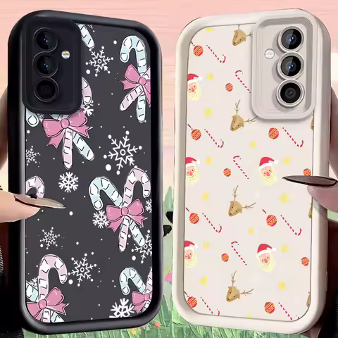 Christmas Claus Case for Samsung Galaxy A53 A50 A50S A36 5G A35 A34 A33 A32 A30 A26 A24 A23 A22 A20 A16 A15 A14 A13 A12 4G Cover