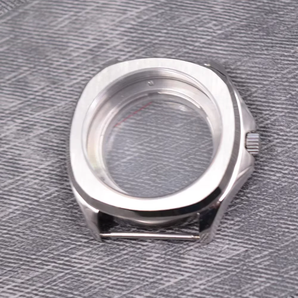 40mm stainless steel sapphire crystal watch case fit NH35 NH36 PT5000 ETA2824 ETA2836 Miyota8215 821A DG2813 3804 movements