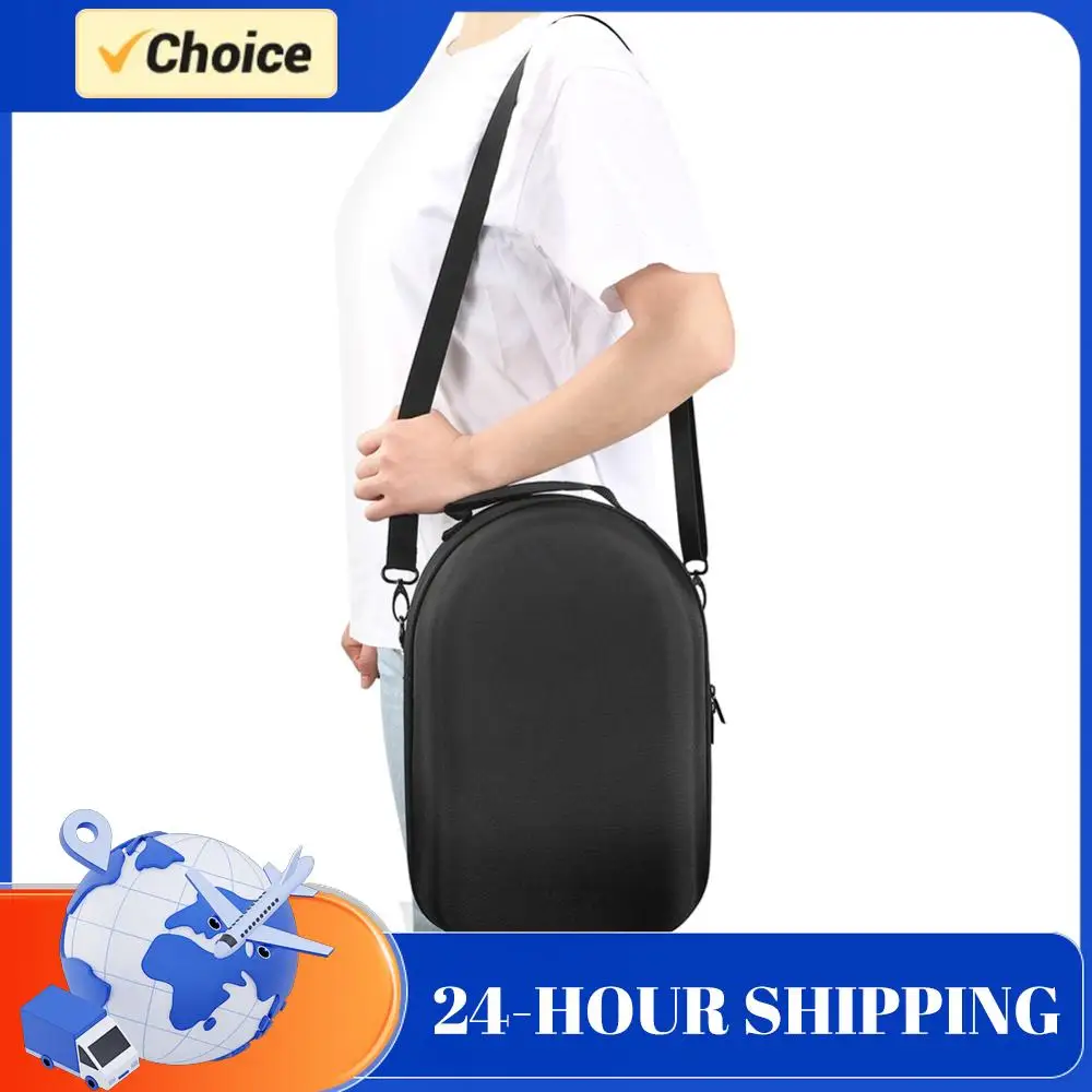 

Travel Carrying Case Len Cover Shockproof Hard Storage Box Cable Ties With Shoulder Strap for Meta Quest 3 VR Headset Controller