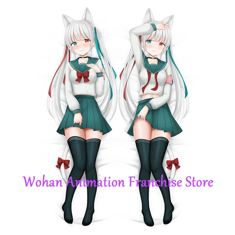 

Подушка Dakimakura с аниме, наволочка для красивой девушки, украшение на Хэллоуин и Рождество, двусторонний принт, размер в натуральную величину