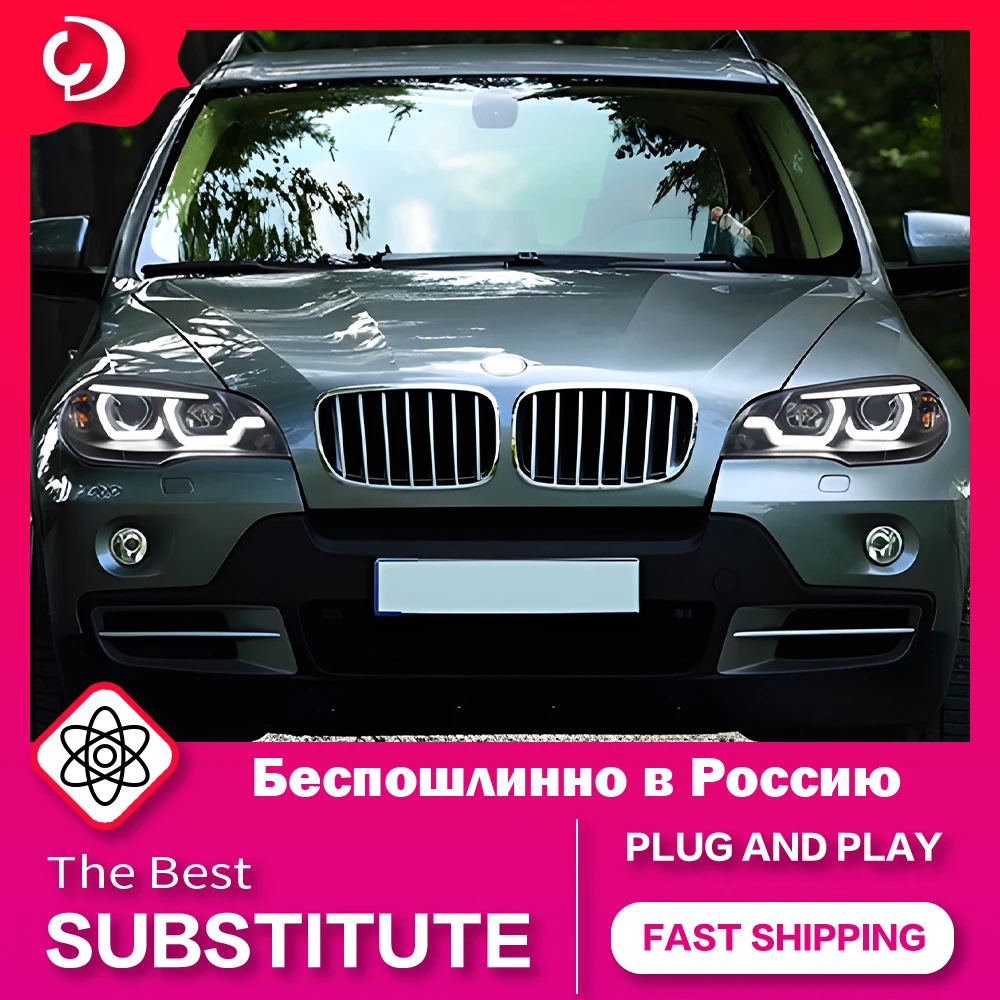 AKD Car Styling Headlights for BMW E70 2007-2013 X5 LED Headlight DRL Turn Signal Light Led Projector Auto Accessories