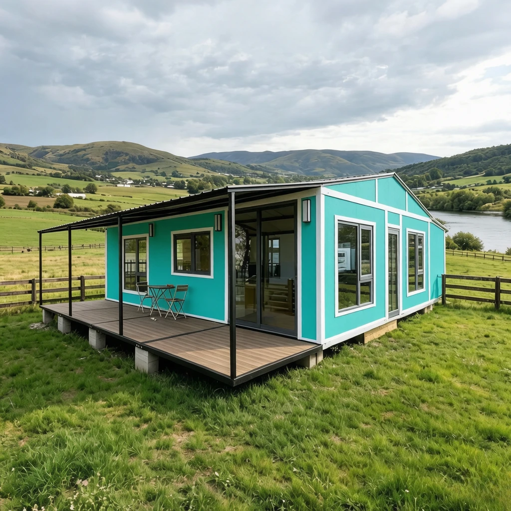 Mobile Prefab Home Prefabricated Tiny House 20ft 40ft Portable Expandable Container House Cabins Warehouse Barn Garden Rooms