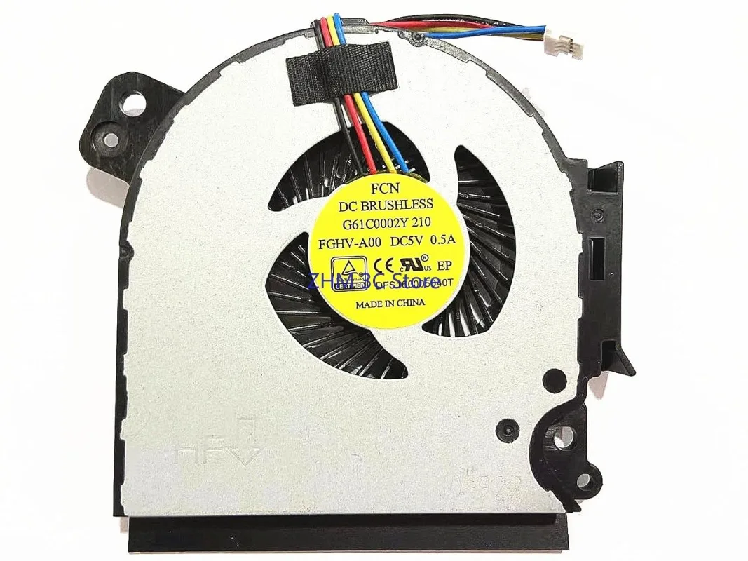 Nuevo reemplazo del ventilador de refrigeración de la CPU del ordenador portátil para Toshiba Tecra A50-C A50-C1510 A50-C1520 A50-C1540 A50-C1550 serie FGHV DFS160005040T