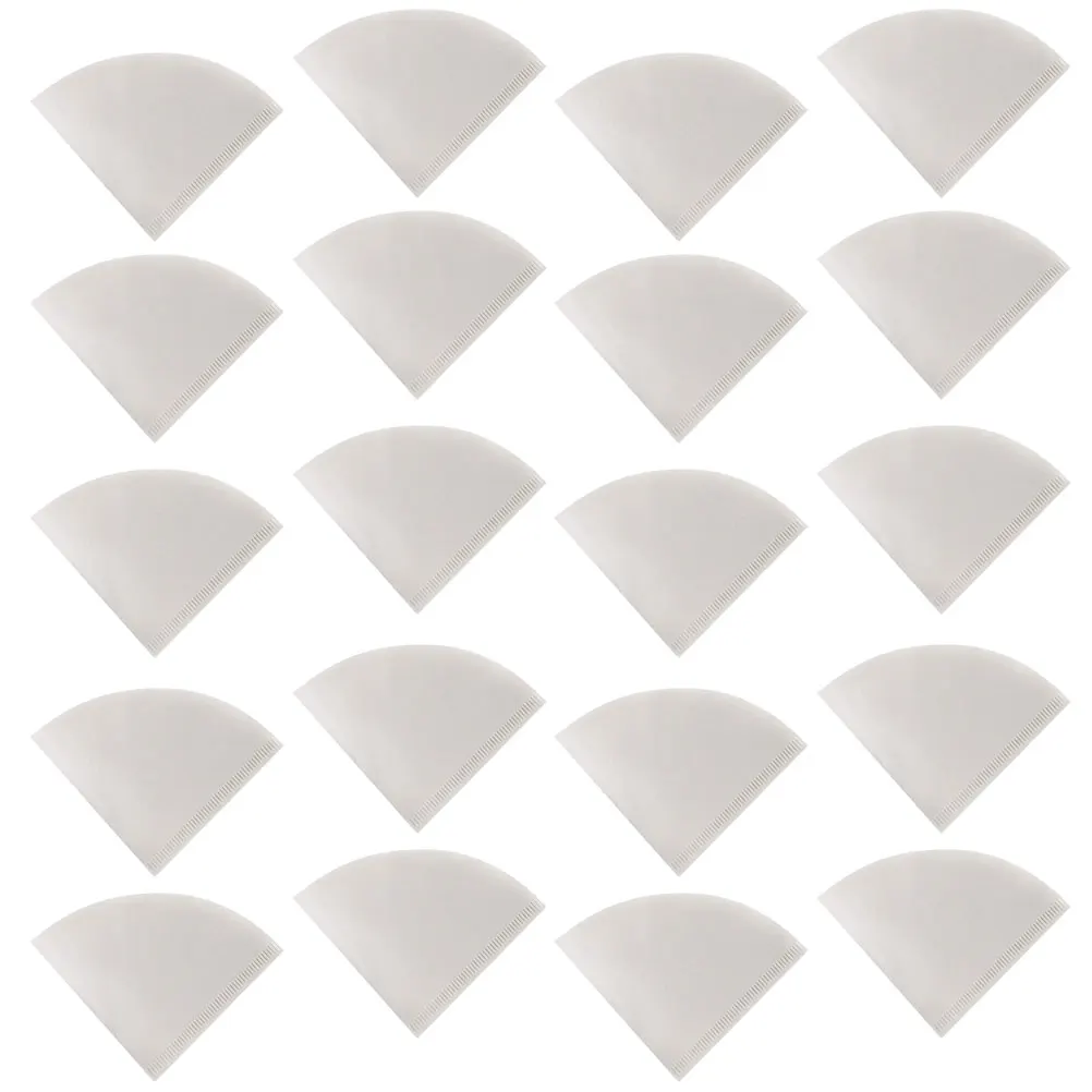 

50 Pcs Coffee Filters Qualitative Paper Medium Flow Rate Round Discs Filter Paper Coffee Brewer Bracket Holder