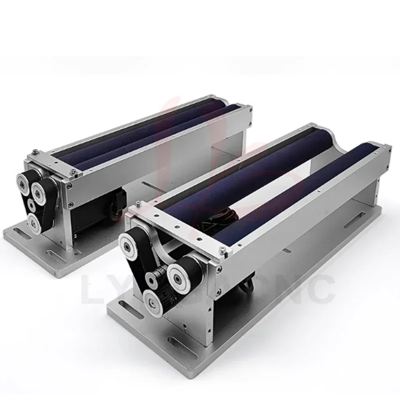 

New GZ400 Rolling Roller Type Rotary Axis Rotation Fixture Clamp Jig for Fiber Laser Carving Engraving Marking Machine Use