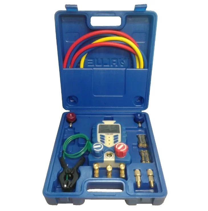 VDG-1 مسبار استشعار درجة حرارة التبخر مع قيمة درجة حرارة التكثيف مقياس مشعب التبريد الرقمي #5