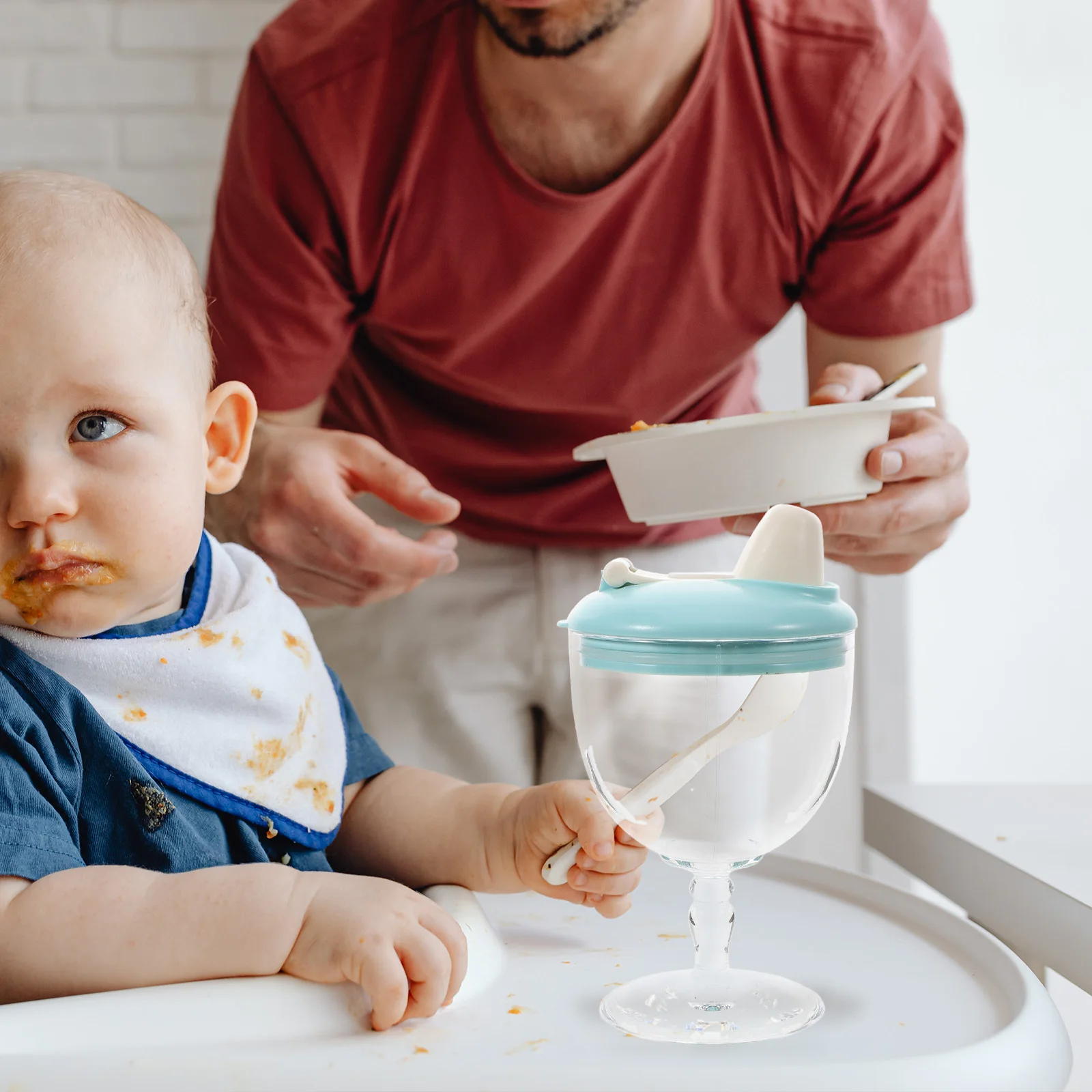 

Детская чашка-непроливайка, 150 мл, пластиковый бокал для вина, без пролития, тренировочная чашка для малышей для молочного сока, вечеринки по случаю дня рождения, торжества, прочный