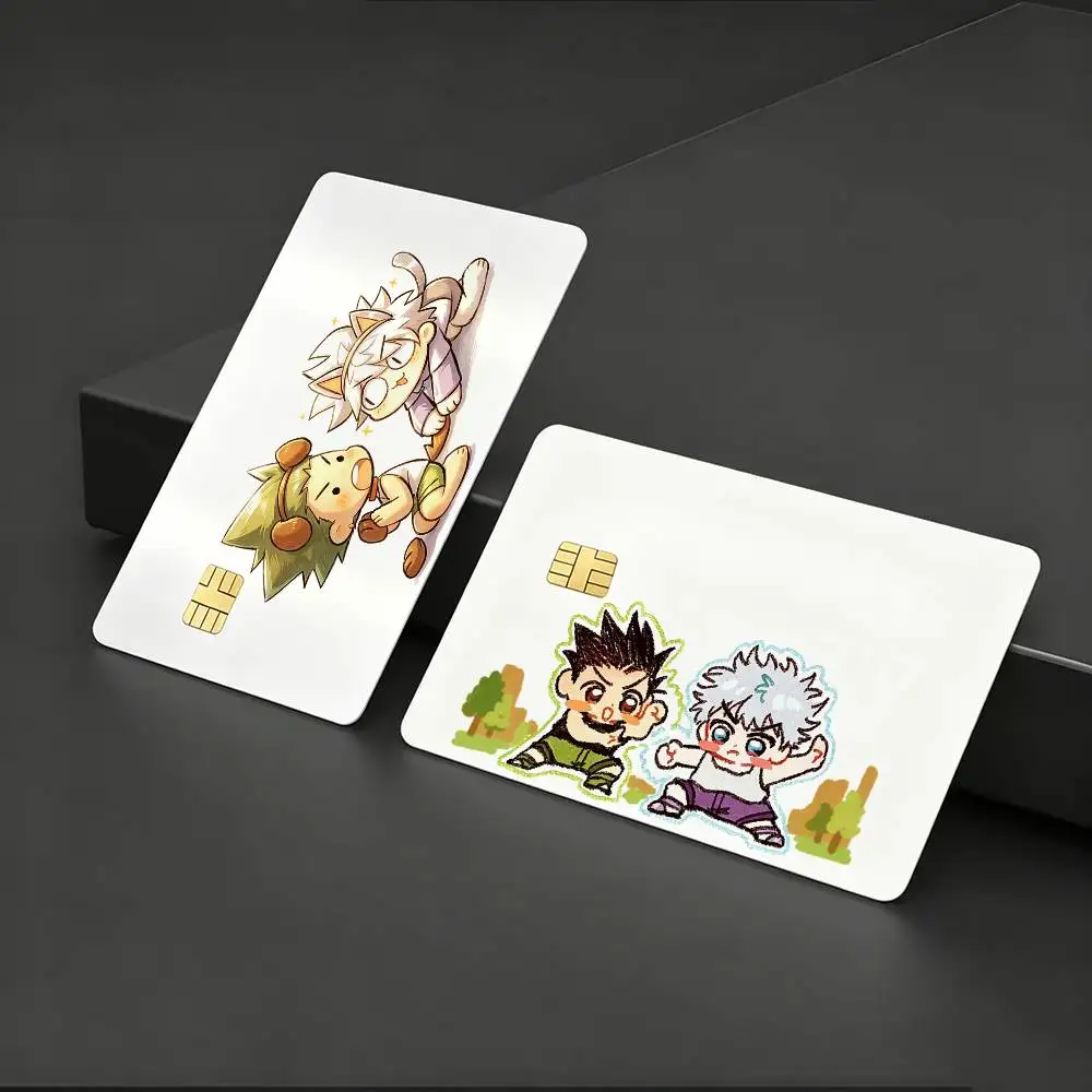 

G-Gon & K-Killua HD Waterproof Card Skins Protective Stickers for Credit Bank Game Cards