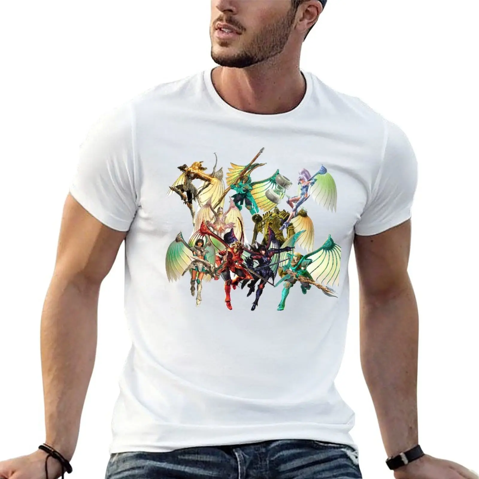 

Legend of Dragoon Dragoons T-Shirt anime t shirts for man t shirt man casual T-Shirt