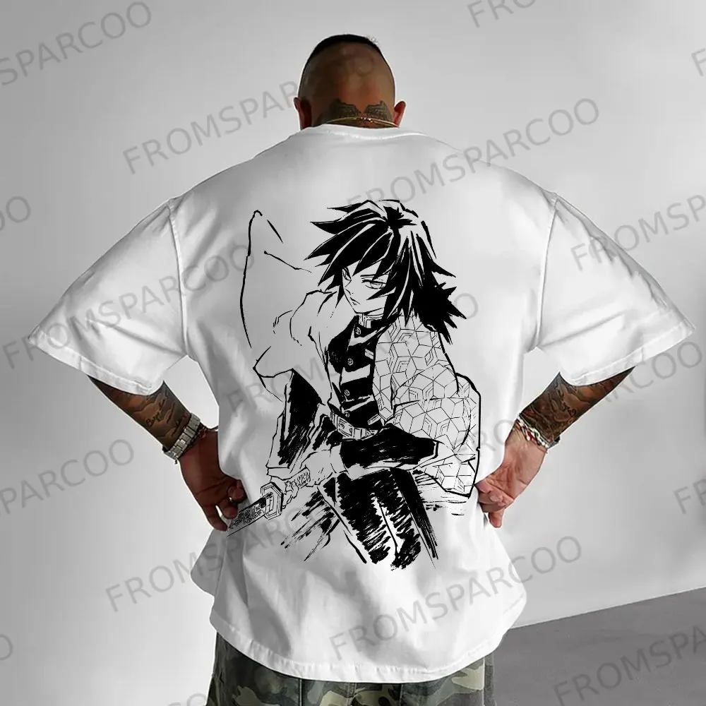 Sparcoo Demon Slayer T-shirt – סדרת קומיקס יפנית אמיתית ללבוש יומי, 2025