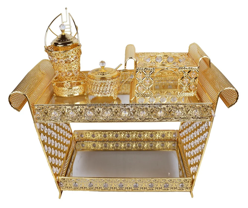 2025 Hot Sale Customized Fancy Porcelain Coffee Cup and Saucer Sets with Metal Table