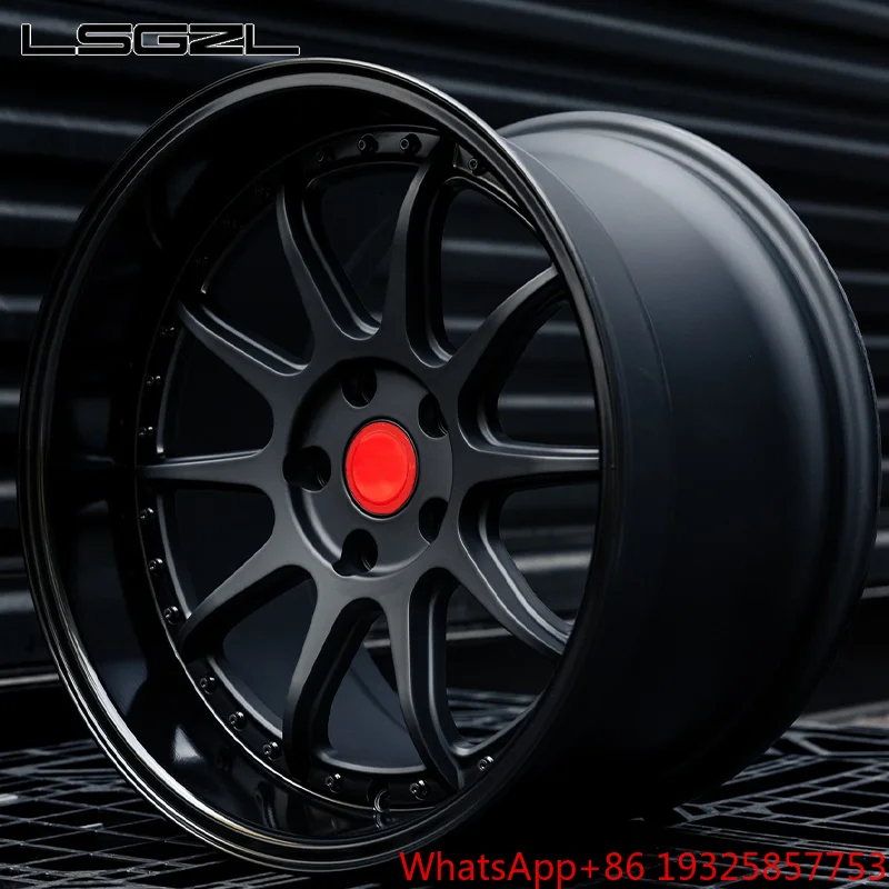 2/ Matt Black Satin Black Aluminum Car Wheels for  C8 SF90 Concave Alloy Rim 16-26 Inch Luxury Car Wheels