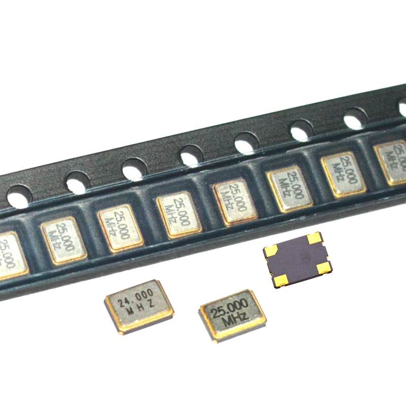 5pcs 3225 SMD Active Crystal Oscillator OSC 1MHz 4MHz 6MHz 8MHz 10MHz 12MHz 16MHz 20MHz 24MHz 25MHz 27MHz 30MHz 3.2mmx2.5mm