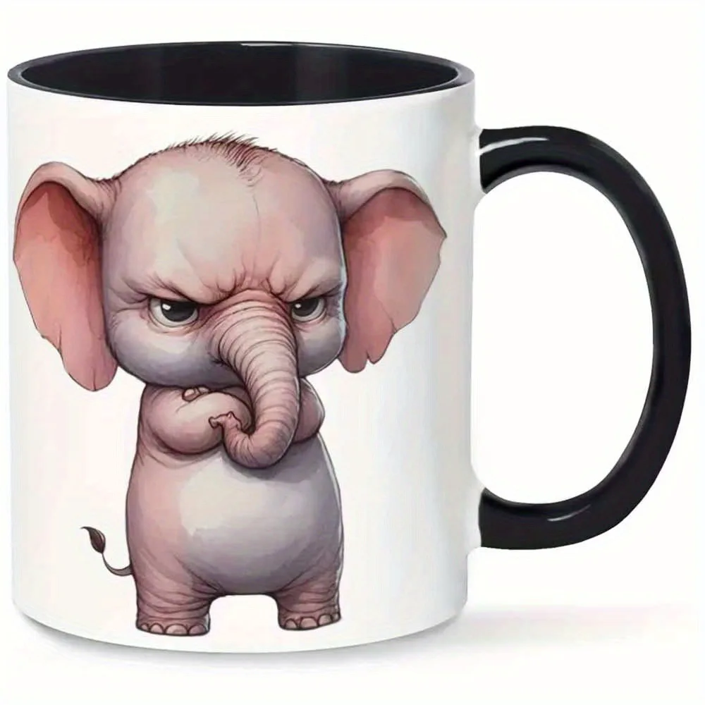 Fun coffee cup - Ceramic cup with picture design, the perfect gift for humor lovers and daily use, unique and interesting