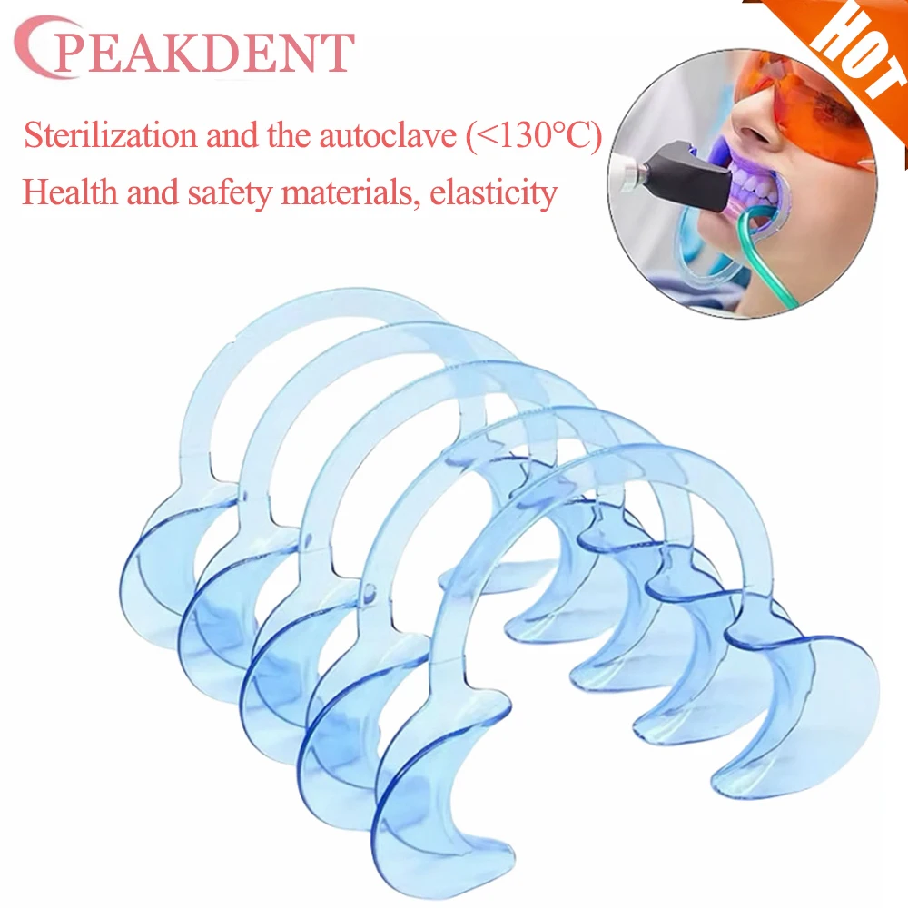 

10Pcs C-shape Cheek Retractor Autoclavable Teeth Whitening Mouth Opener Mouth Spreader Lip Shape Opener Dentist Orthodontic Tool