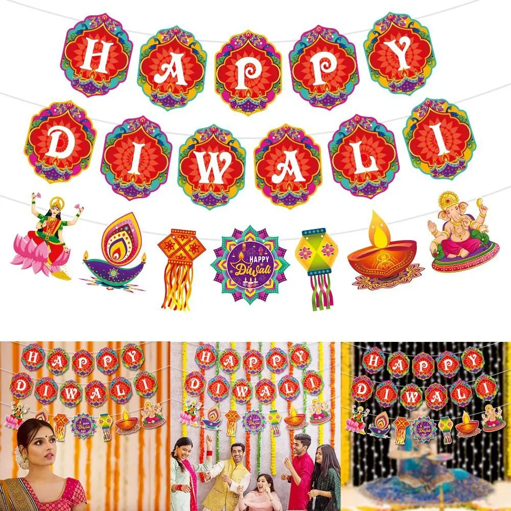 Diwali Pull The Flag Diwali Decoration Flag Deepavali Festival Happy Diwali Wall Window Background