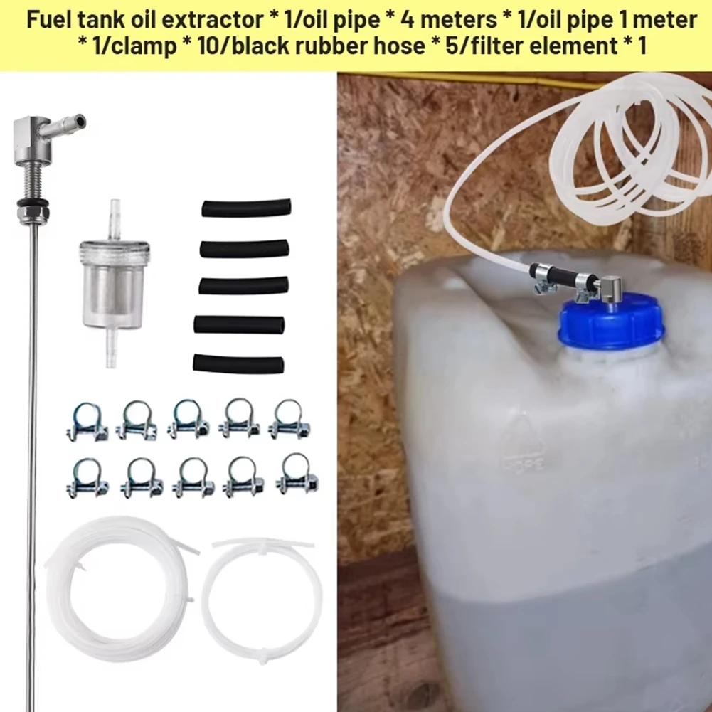 

Parking Heater Oil Extraction Set with Metal Needle Pipe and Fuel Hose for Use in Marine and Vehicle Applications