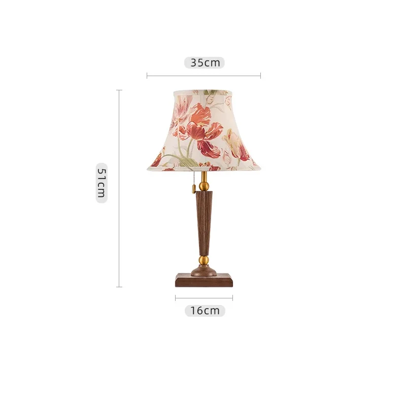 French-Style Mid-Ancient Table Lamp, Quiet Style, Living Room Atmosphere, Study, High-Grade Retro Bedroom Bedside