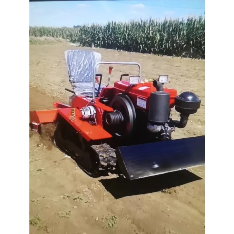 Гусеничная микро-столевая машина для верховой езды, небольшой полноприводный полный привод, тепличное поле, лесная земля, посев цветов