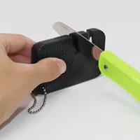 Portable Knife Sharpener Outdoor Pocket Knife Professional Sharp Knives Handheld Sharpener Gadget Accessories