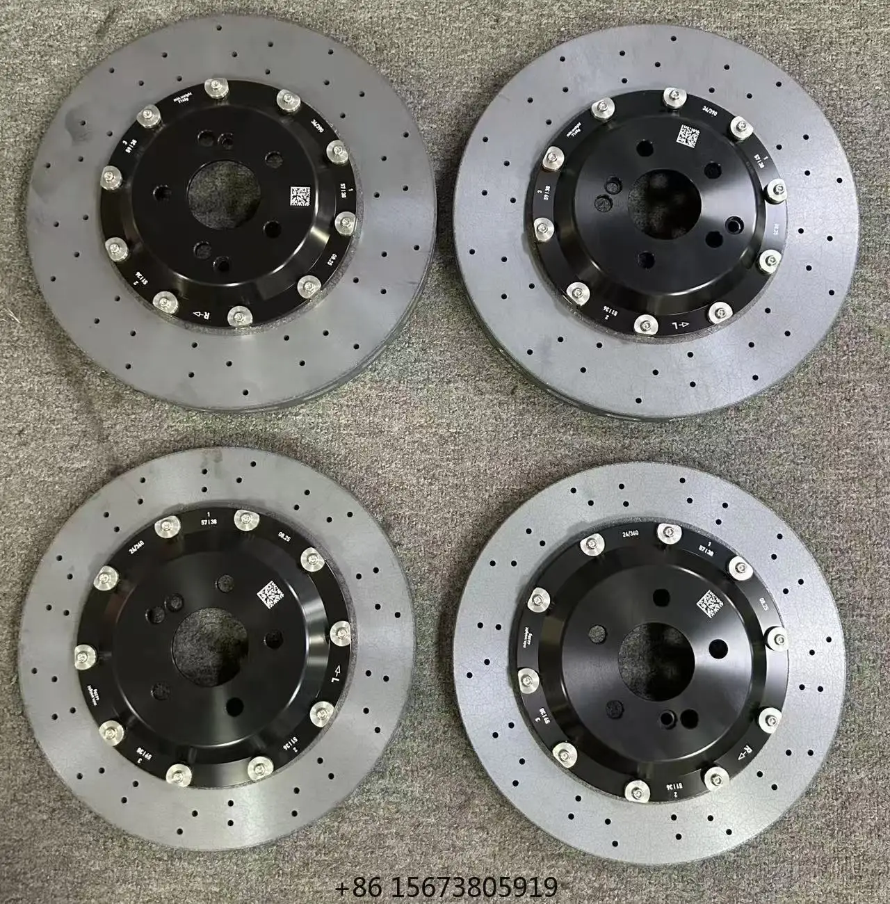 

Custom For Mercedes- M4 RS7 Carbon Ceramic Brake Disc Racing 380/400/410/420MMx32/34MM for //Dodge