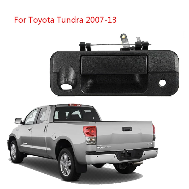 

Black Tailgate Handle with Keyhole & Camera Hole For Toyota Tundra 2007 2008-2013 69090-0C040,690900C040,69090-0C051,690900C051