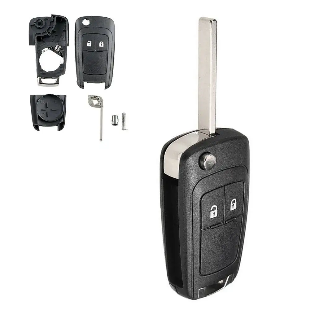 

2-Корпус для ключей на кнопке для Chevrolet Cruze 10-13 для Orlandofor Sonic ДЛЯ Malibu Key Protector Auto Black Keys Fob