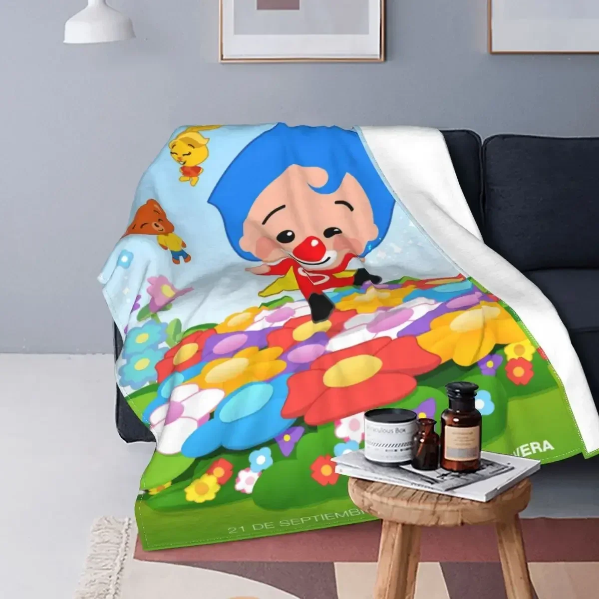 

Anime Baby Blankets Sofa Cover Fleece Printed Gifts for Kids and Adults Thin Throw Blankets for Bedding Car Bedspread
