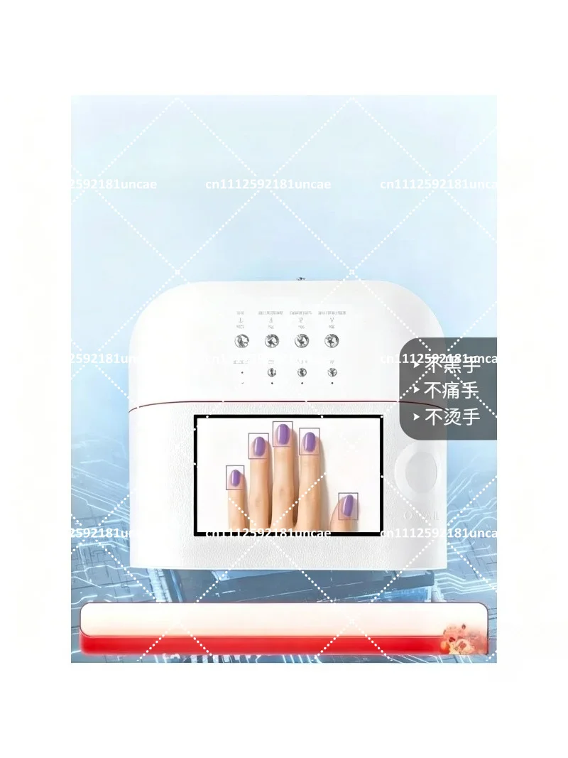 Nail Lamp for Gel Polish Curing, Fast Manicure Dryer, No Black Hands, Safe for Home & Salon Use