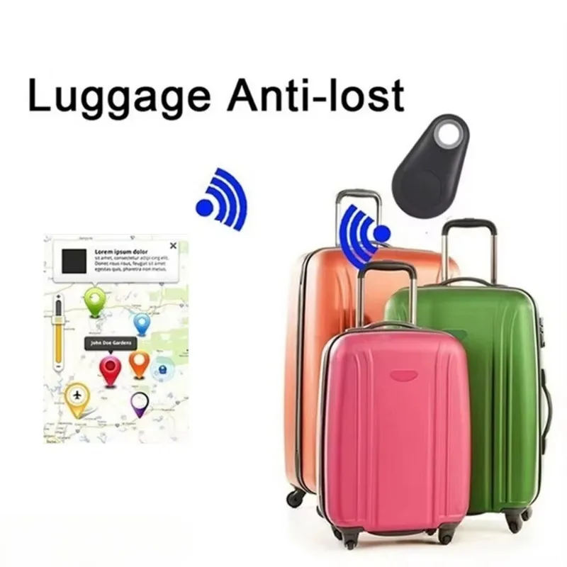 Mini Fashion Smart Dog Pets Bluetooth 4.0 GPS Tracker Anti-lost Alarm Tag Wireless Child Bag Wallet Key Finder Locator image 3