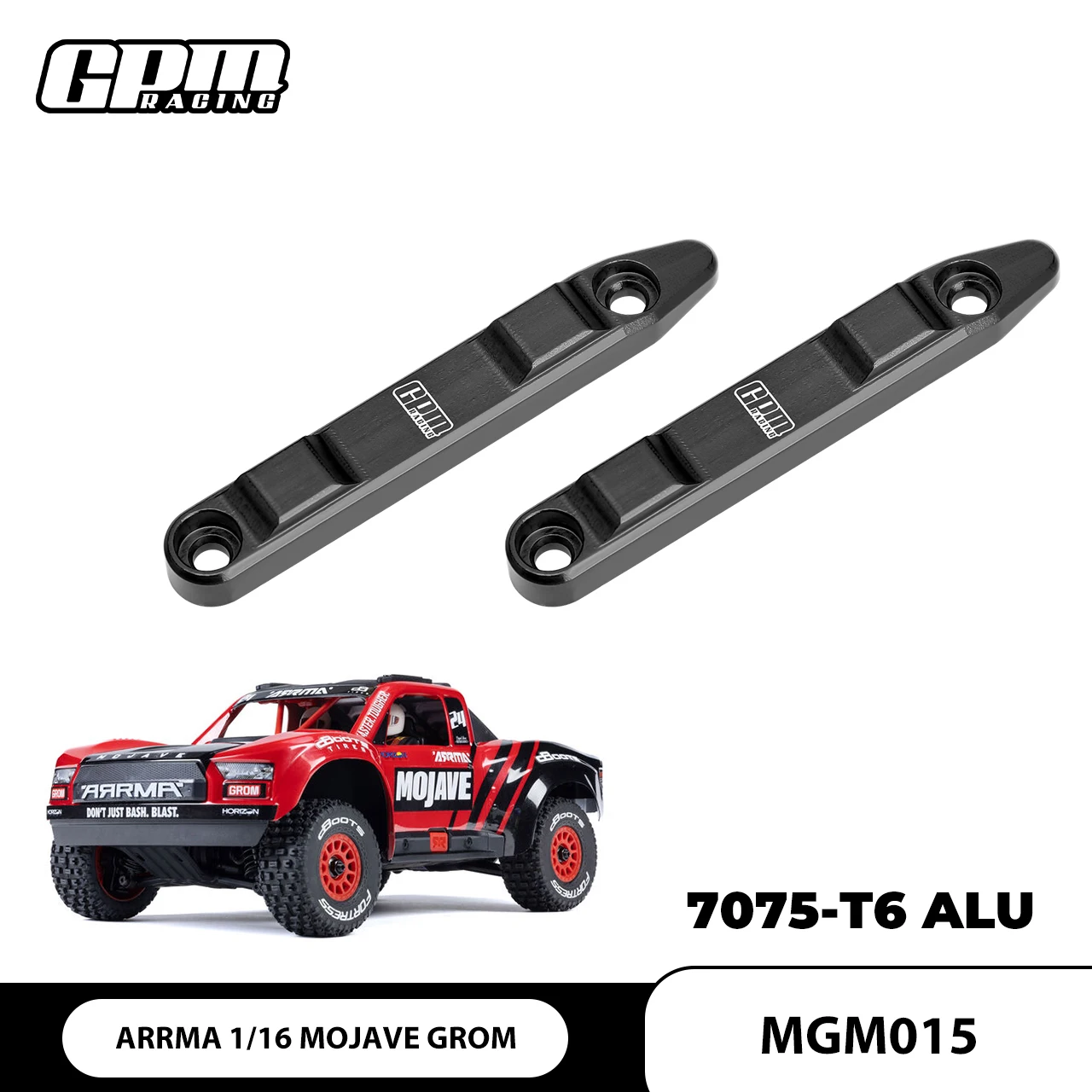 

GPM 7075 ALLOY ROOF SKID RAIL For ARRMA 1/16 MOJAVE RTR-ARA2104