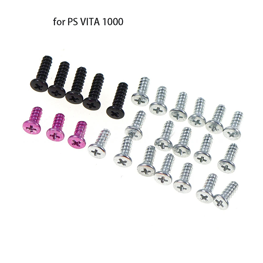 for PSV1000 PSVITA Screw Sets Replacement for SONY PSV1000 PlayStation VITA Handheld Game Console Screw Repair Parts