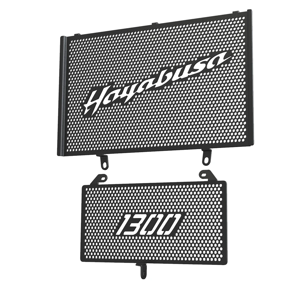 Motorcycle Accessories Radiator Grille Guard Cover Oil Cooler Guard Set For Suzuki GSX 1300R Hayabusa 1999-2023 2022 2021 2020