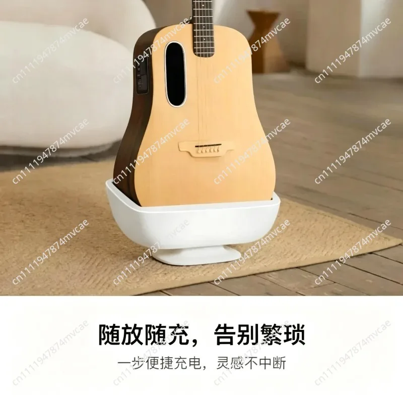 Suitable For Solid Wood Smart Guitar Wireless Charging Base Guitar Stand Holder Guitar Accessories