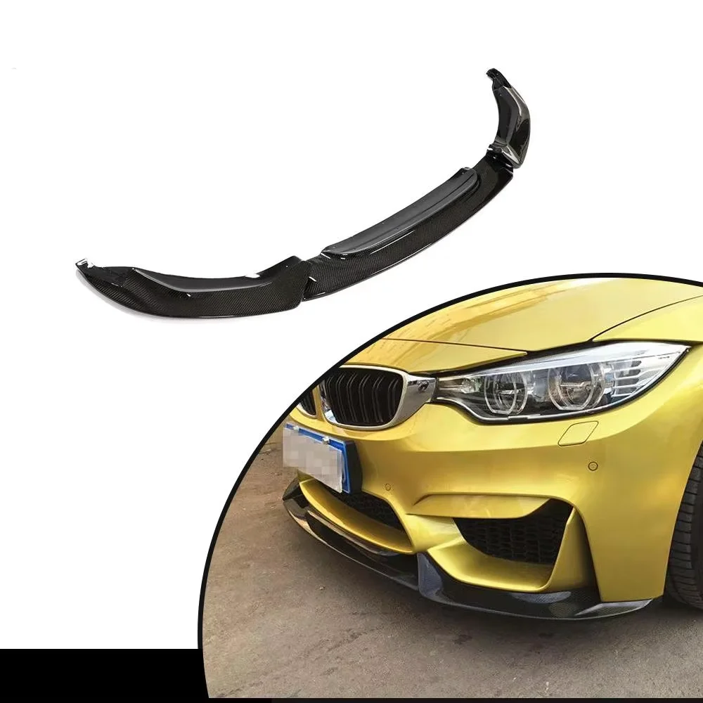 

Factory Carbon Fiber M4 Front Bumper Lip Splitter Spoiler For BMW F80 M3 F82 F83 M4 14-19