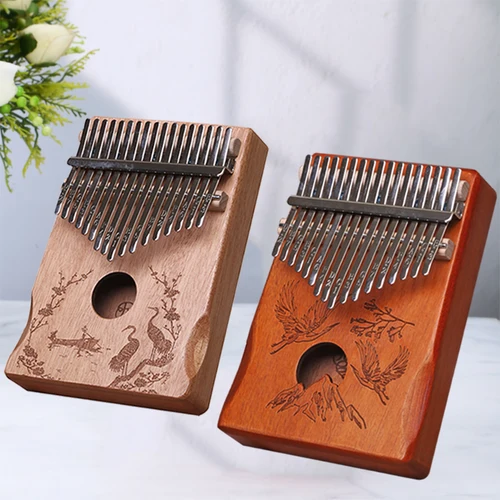 Lydesy Kalimba Kit de Piano de pulgar 17 teclas Manual sintonizado Calimba Piano de dedo portátil regalos de Festival de cumpleaños para niños adultos principiantes