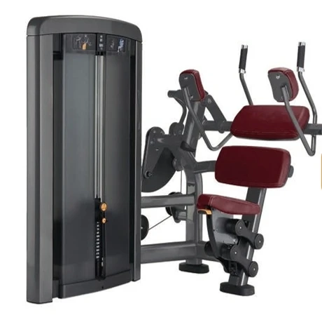 Máquina trituradora abdominal sentado de acero, equipo de gimnasio para entrenamiento de abdominales y oblicuo, ejercicio muscular SN010