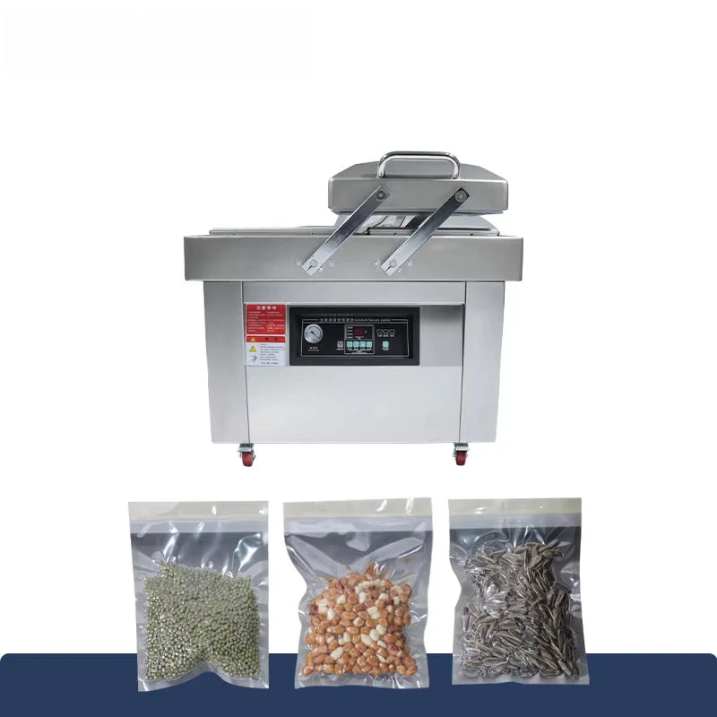 

DZ-400/2SB Double-chamber groove Vacuum Packaging Machine, Suitable for Packaging of Small and Medium-sized Products
