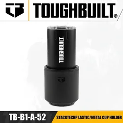 Toughbuilt-stacktechラスティックメタルカップホルダー、2層真空断熱材、TB-B1-A-52