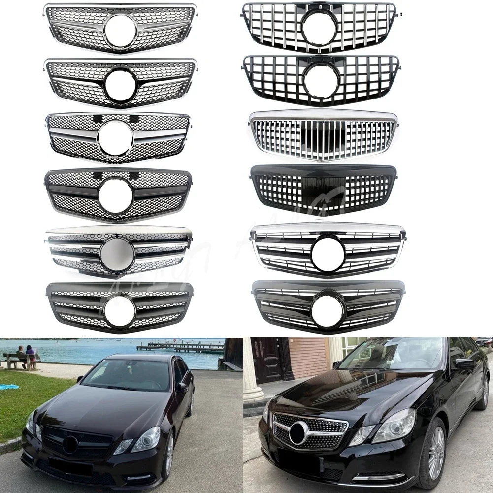 

Front Racing Facelift Grilles Upper Grille Bumper For Mercedes-Benz W212 E-Class E250 E280 E300 E320 E400 E430 2009-2013