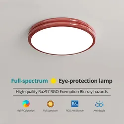 Modern LED Ceiling Lamp Simple Circular Home Light Living Room Bedroom Study Children's Room Interior Decoration Lustre Fixtures