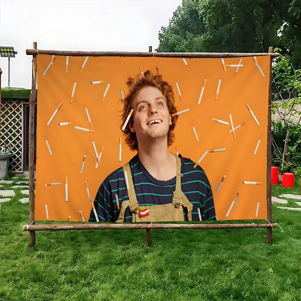 Banderas Colgantes Promocionales de Gran Tamaño para Tiendas con Diseño Artístico del Cantante Mac DeMarco