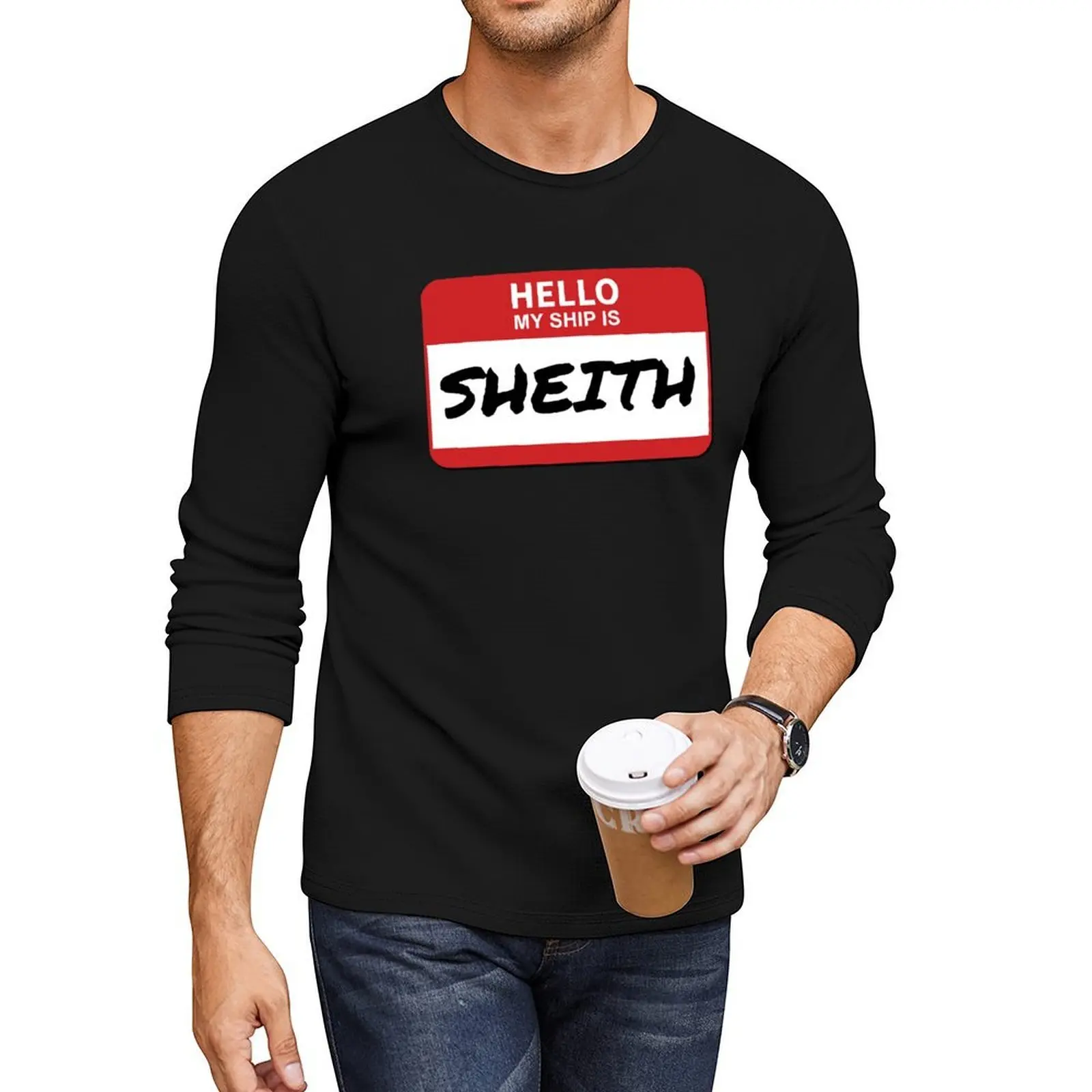 

My Ship is Sheith Long T-Shirt anime oversized t shirts custom t shirts graphic t shirt slim fit shirts for men