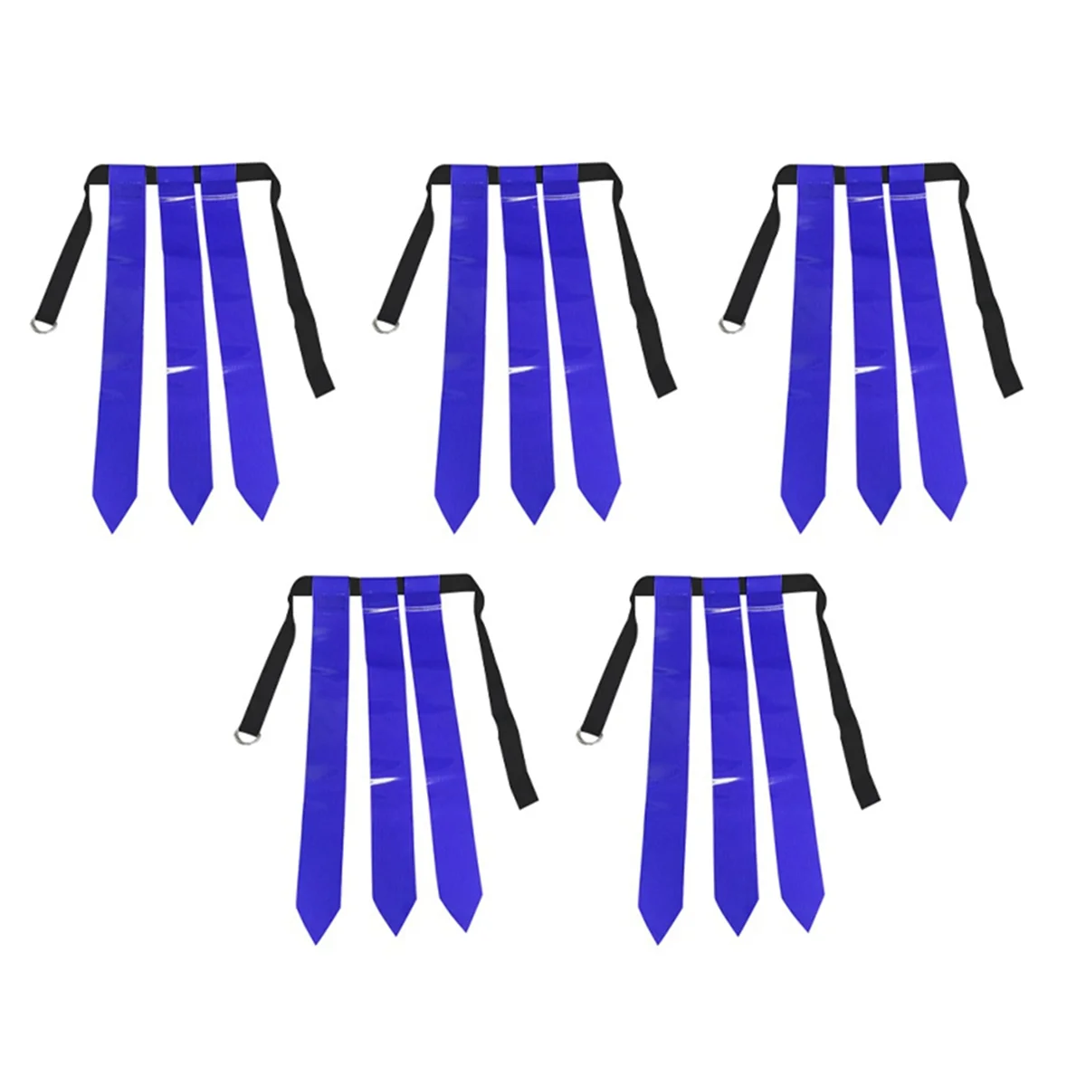 Blue Flag Football Belt Youth Touchdown Game Capture the Flag Streamer Waist Flag