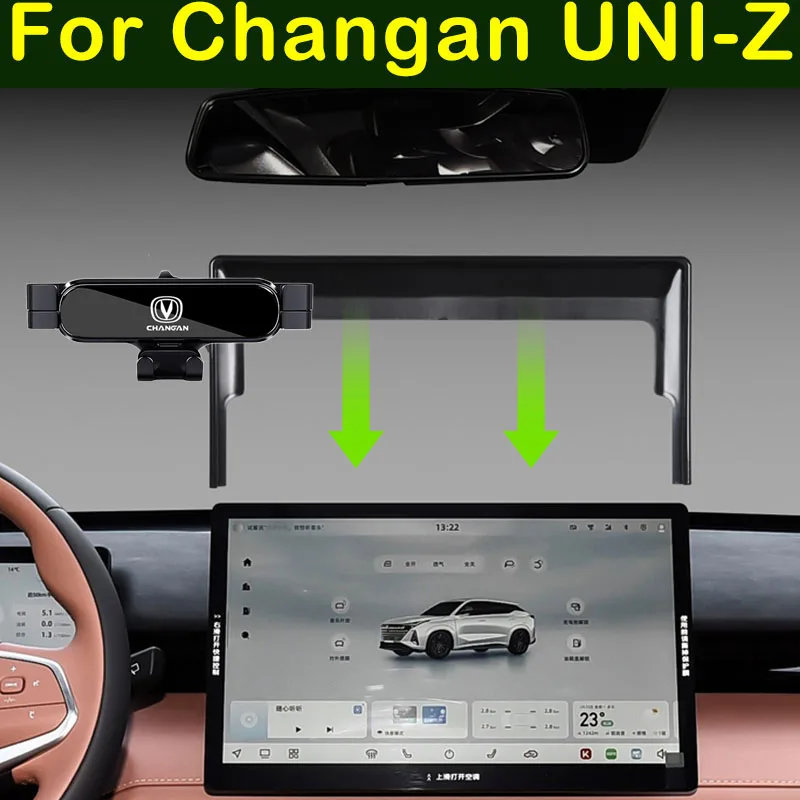 

For Changan UNIZ 2024 2023 Car Styling Mobile Phone Holder Air Vent Mount Gravity Bracket Stand Auto Accessories